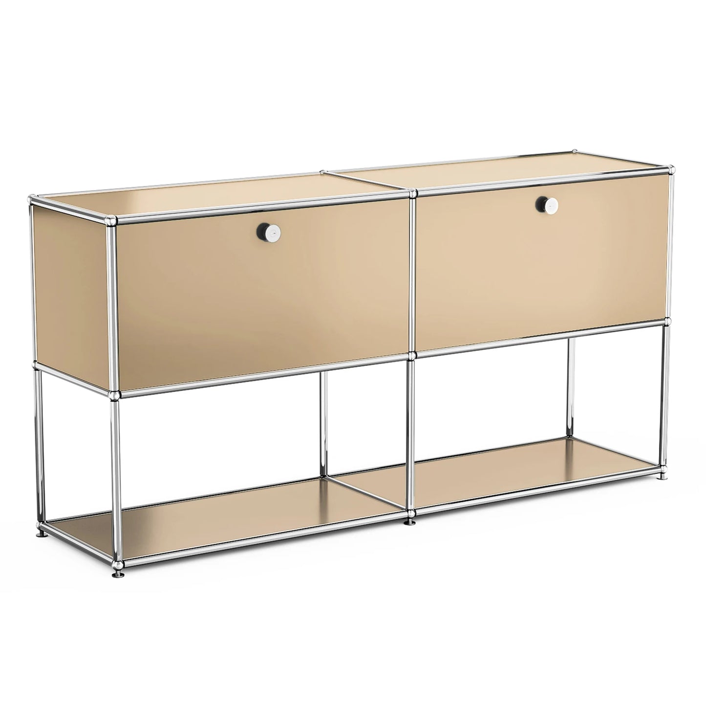 Modular Office File Cabinet Stainless Steel Frame Lockable Storage Cabinet