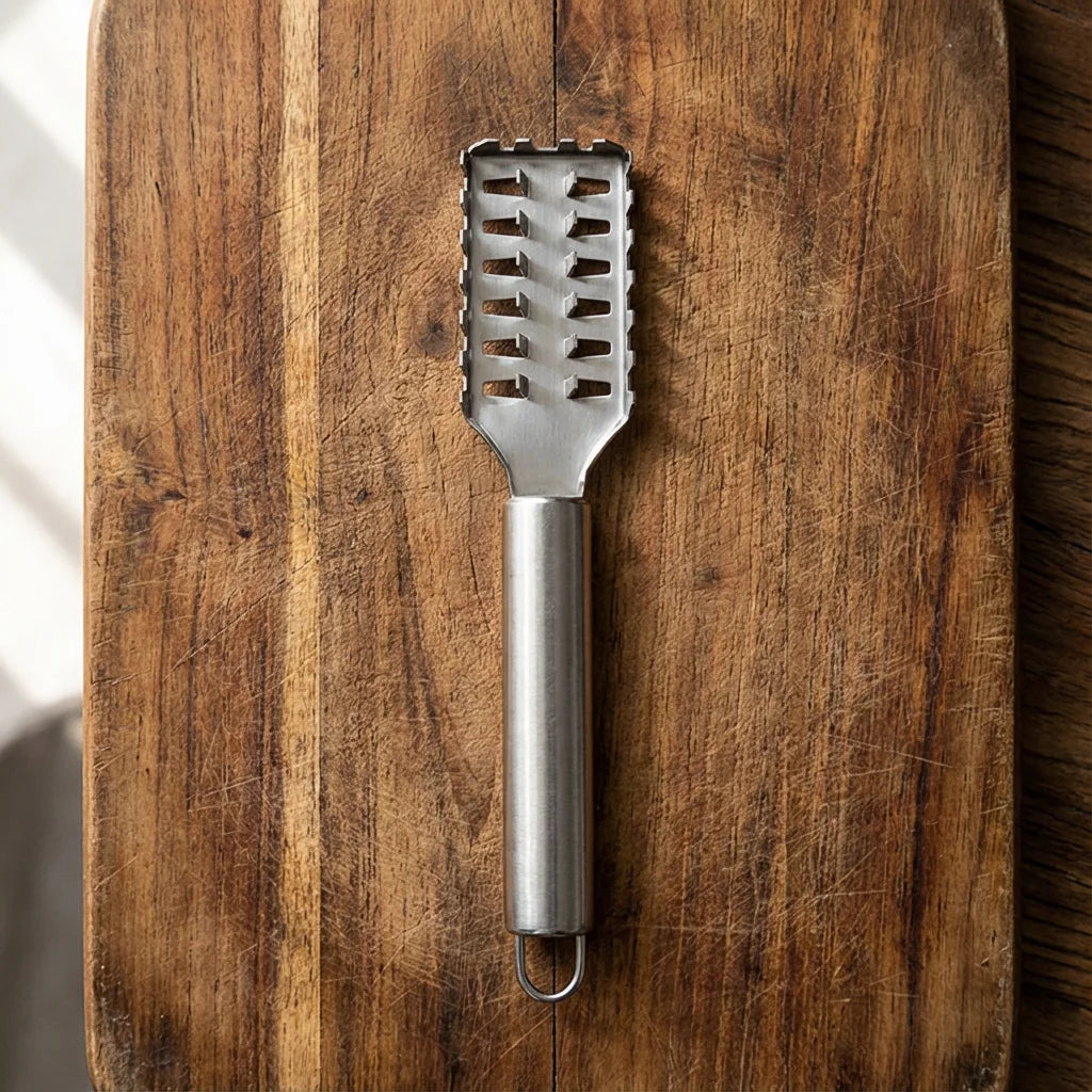 Multipurpose Kitchen Scraper Anti Slip Grip Tool For Fish Veggie