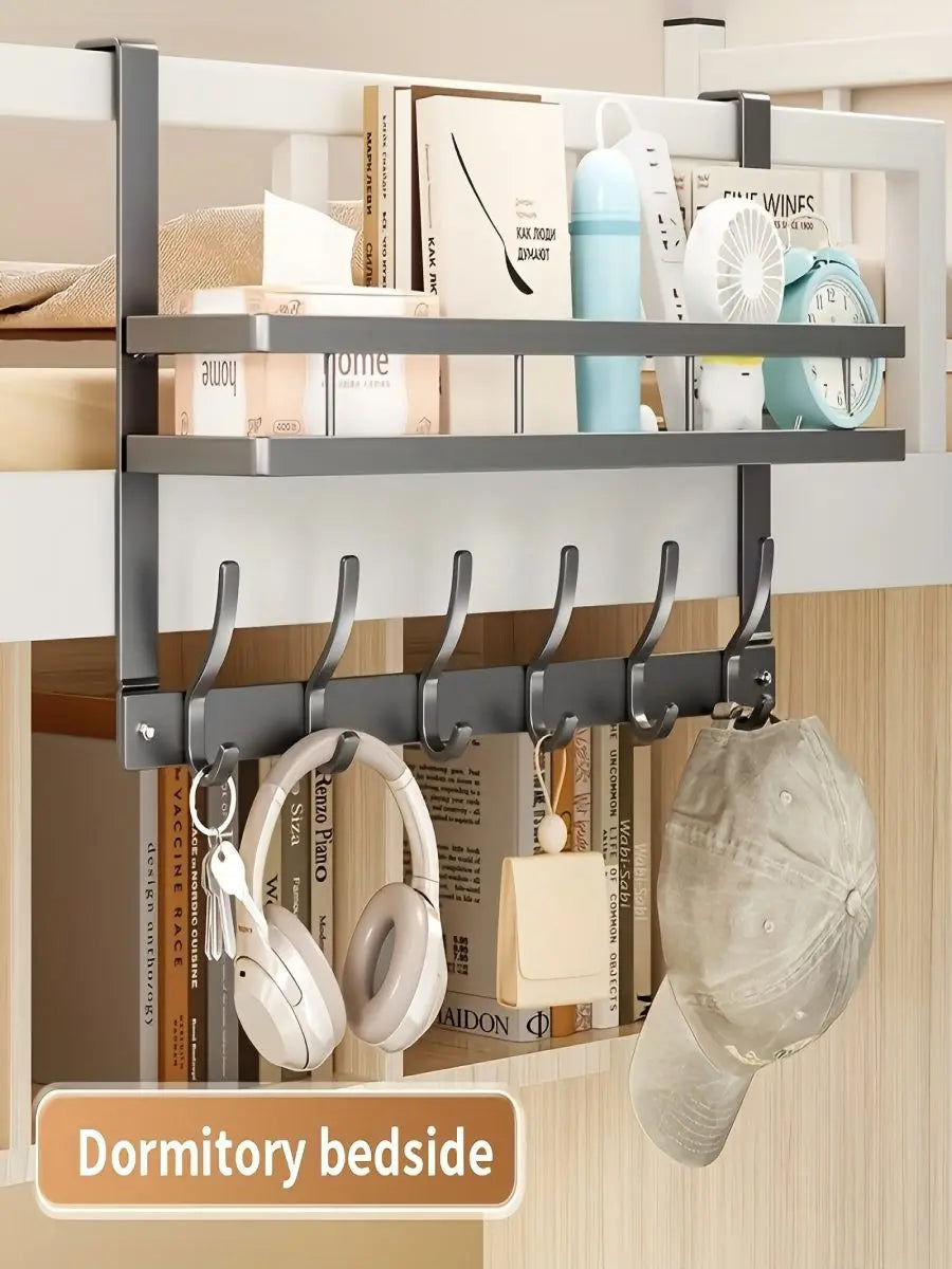 Multifunctional Over The Door Metal Storage Rack For Kitchen Bathroom