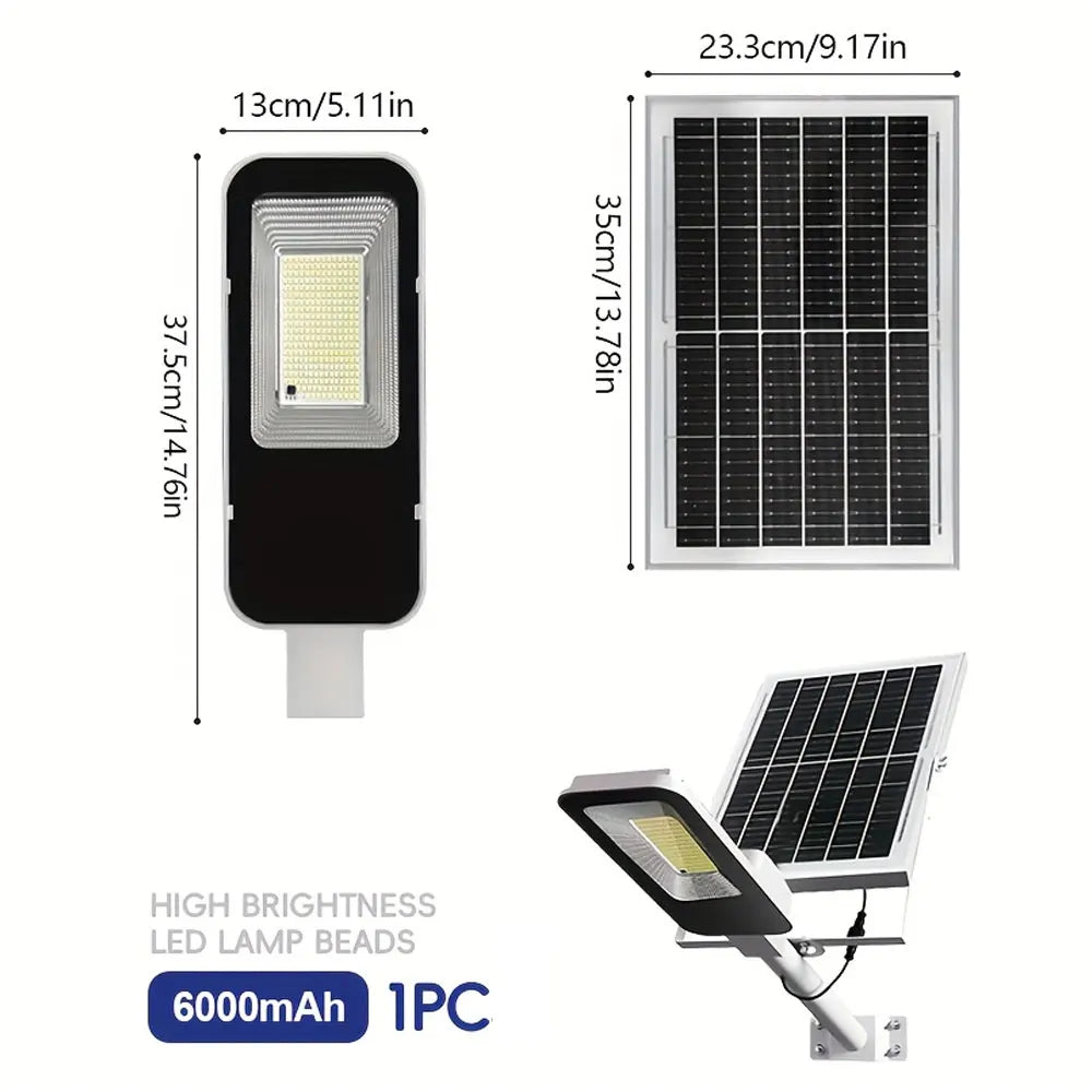 Outdoor Waterproof Solar Street Lamps Four Sets 6000mAh