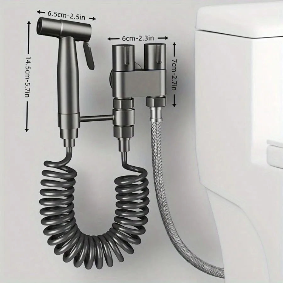 Multipurpose Bidet Sprayer Handheld With Adjustable Flow For Toilet