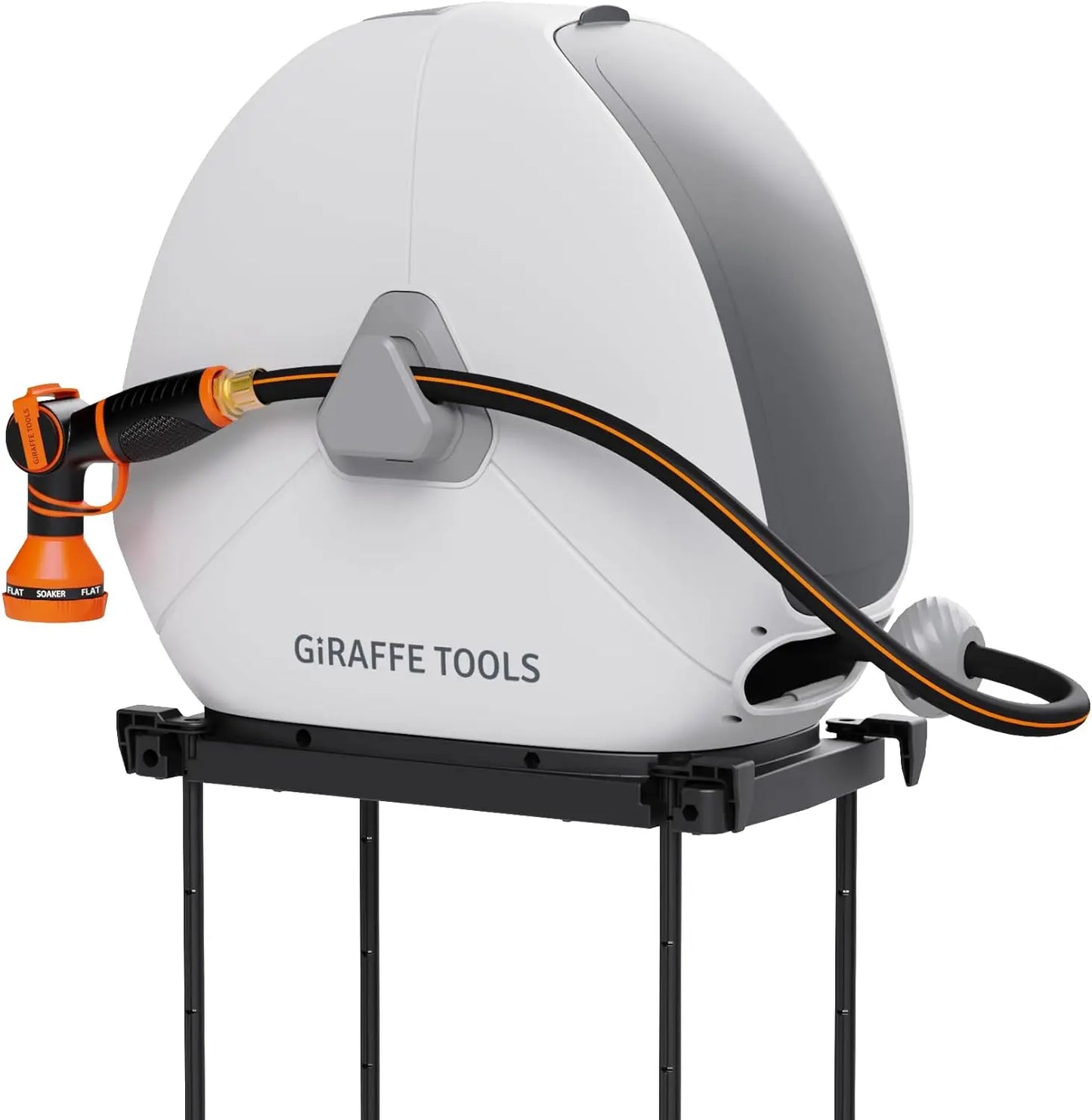 Giraffe Tools Retractable Hose Reel Automatic Rewind Ground Mount