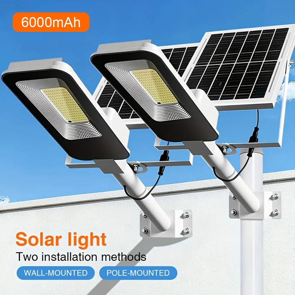 Outdoor Waterproof Solar Street Lamps Four Sets 6000mAh