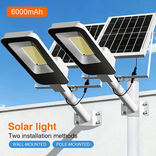 Outdoor Waterproof Solar Street Lamps Four Sets 6000mAh