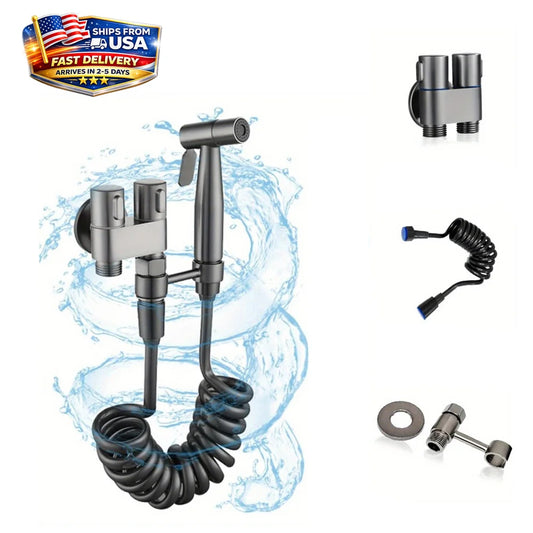 Multipurpose Bidet Sprayer Handheld With Adjustable Flow For Toilet