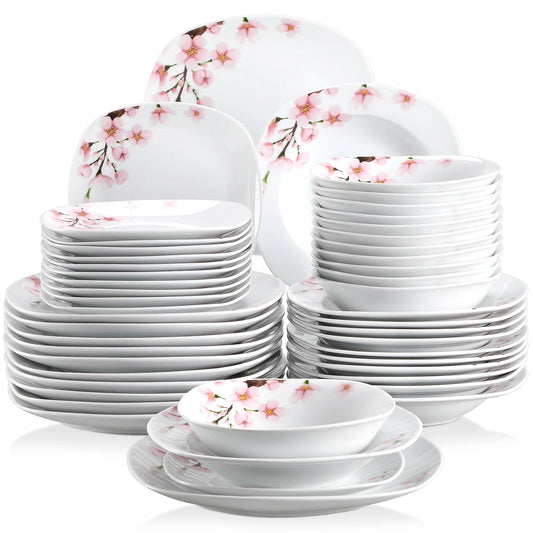 Malacasa Annie Porcelain Dinnerware Set For 6 To 12 People