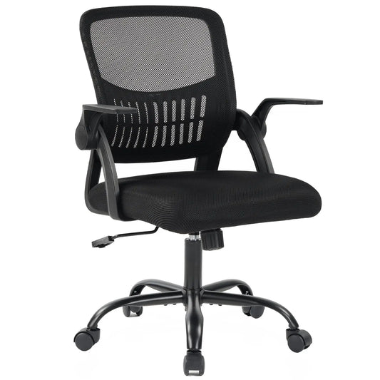 JHK Ergonomic Office Chair With Lumbar Support And Flip-Up Armrest
