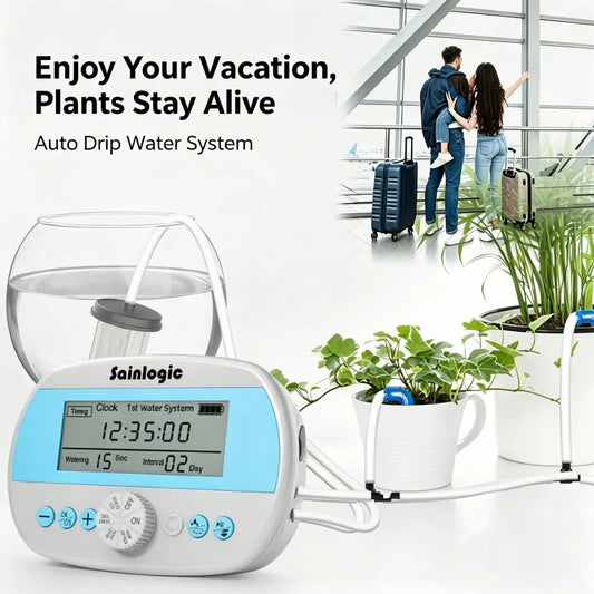 Drip Irrigation Kit Auto Plant Watering System 15 Pots