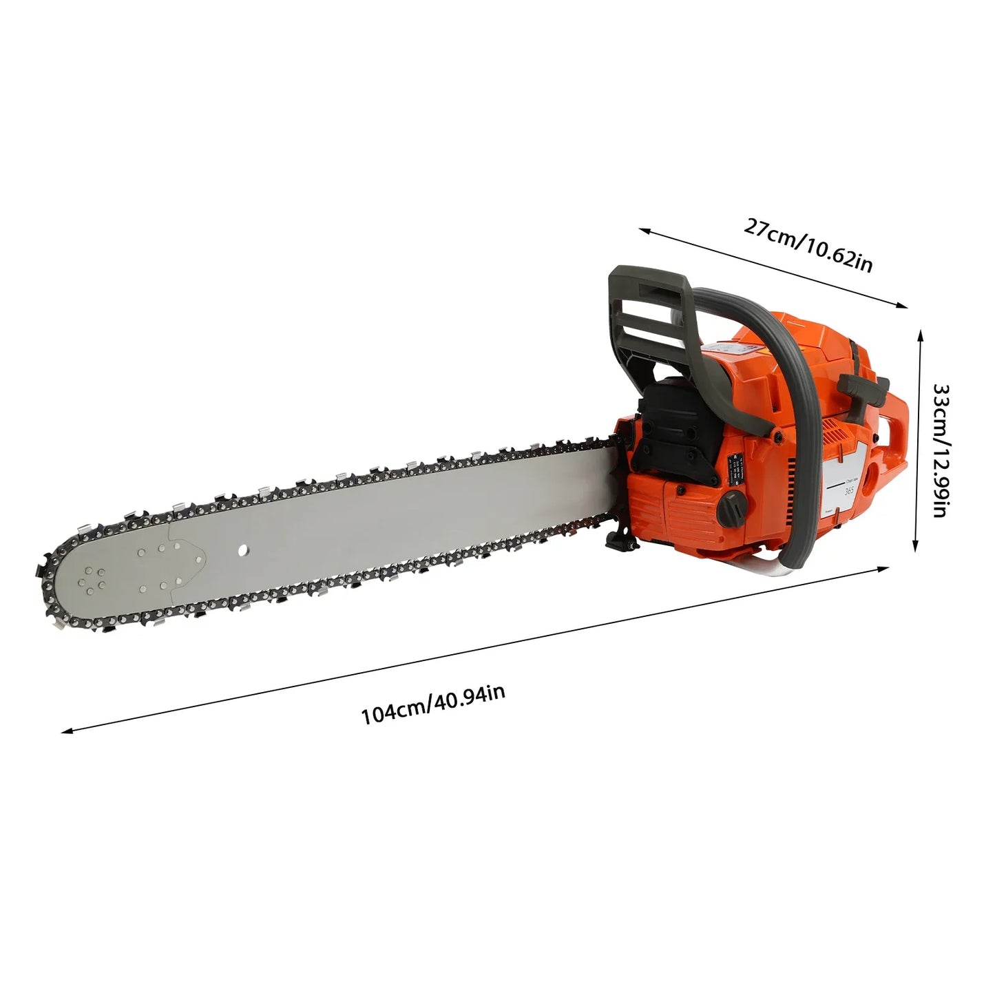 CNCEST Gas Chainsaw 2 Stroke Power Cutter For Wood Cutting