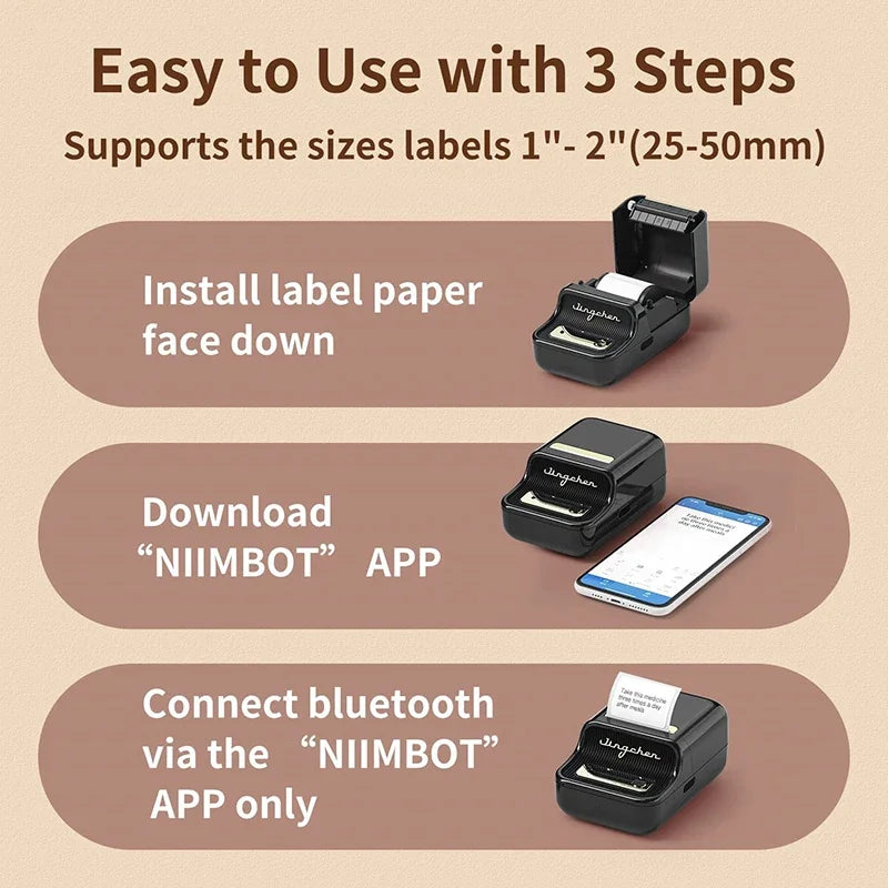 Niimbot B21 Mini Portable Bluetooth Thermal Label Printer