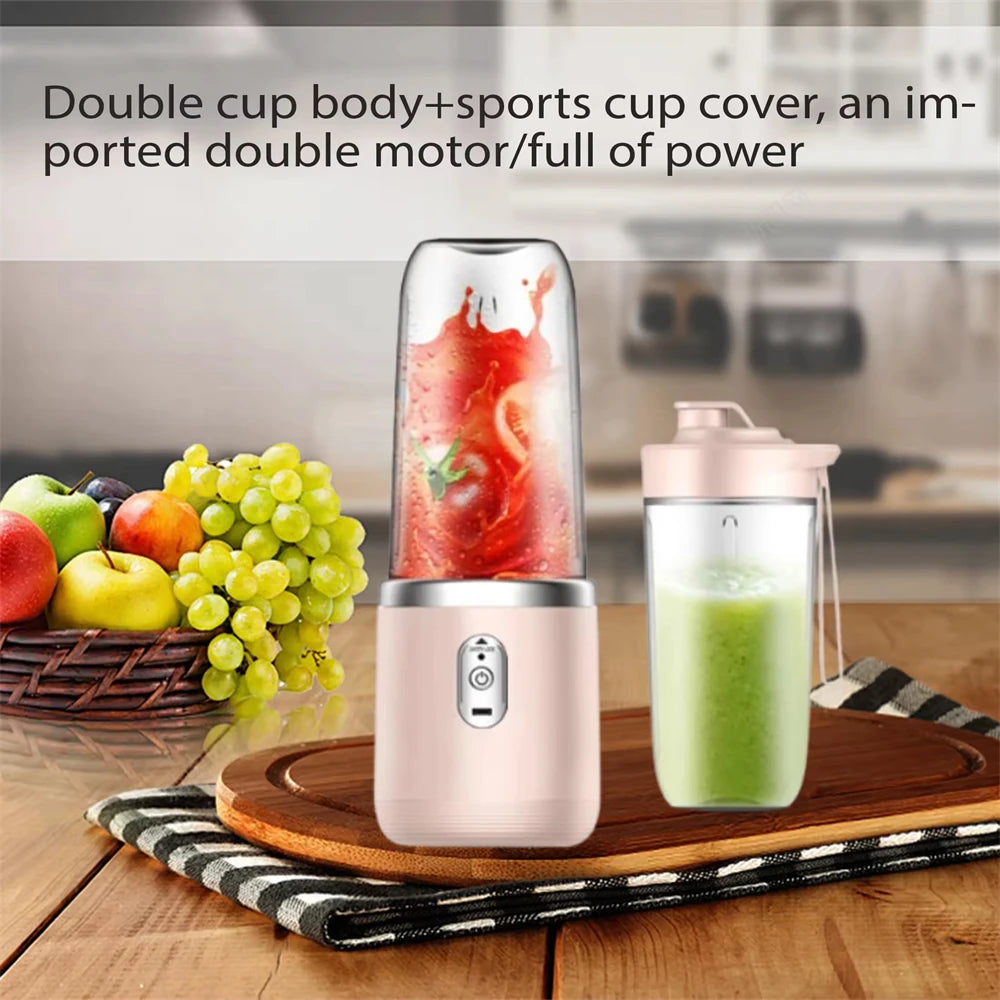 ATMDOG Portable Blender Bottle 6 Blade Electric Blender Smoothie Maker