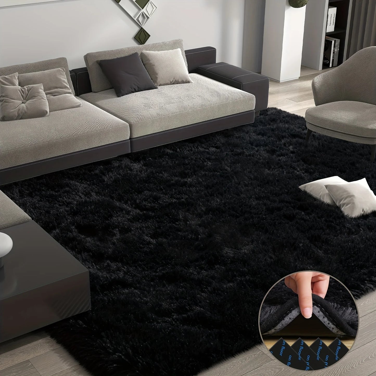 Aubusson Style Plush Area Rug For Living Room And Bedroom