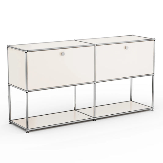 Modular Office File Cabinet Stainless Steel Frame Lockable Storage Cabinet