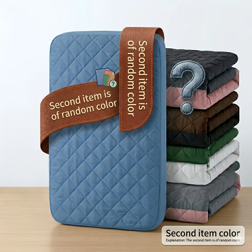 Quilted Waterproof Bamboo Fiber Mattress Protector Cover Breathable