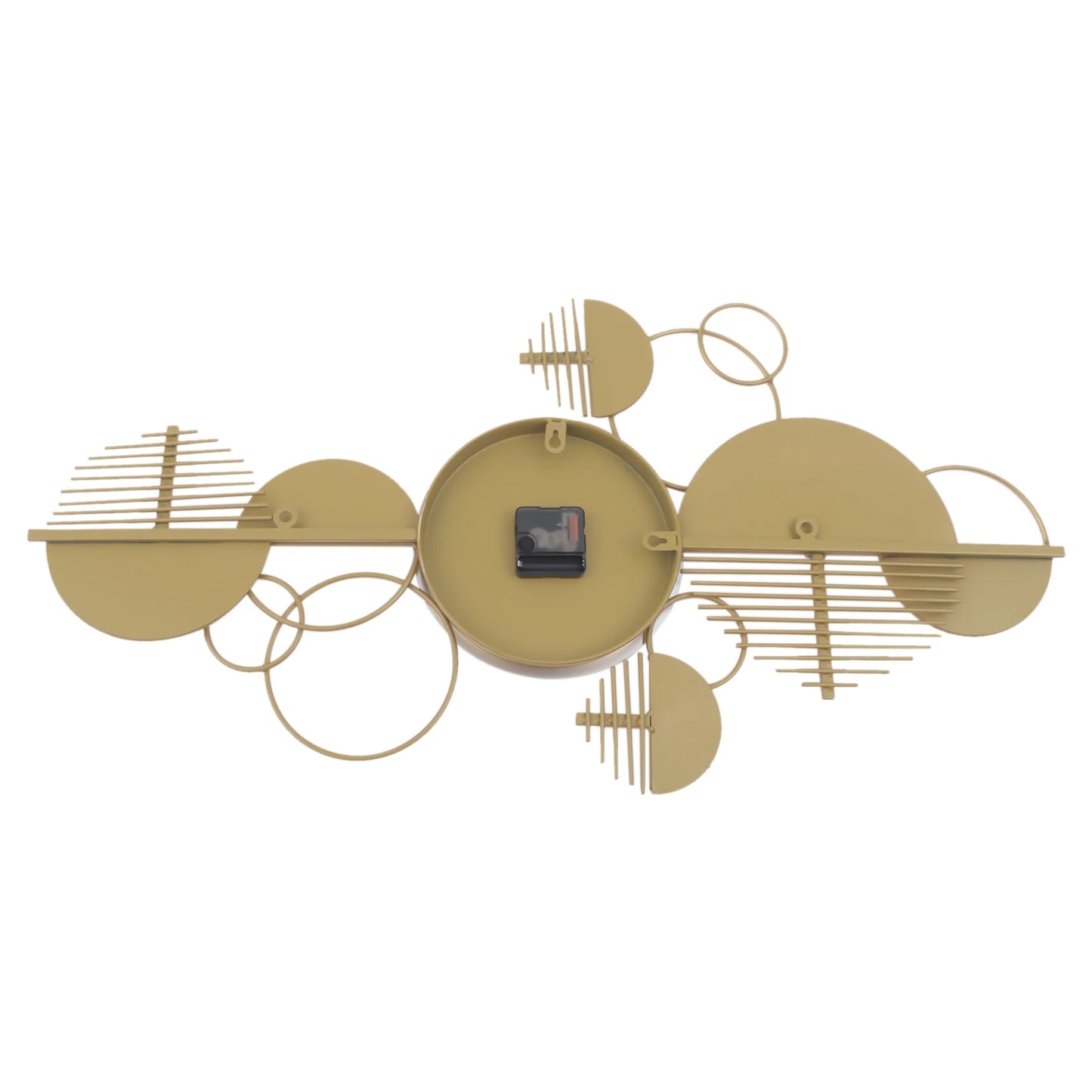 Modern Metal Wall Clock Battery Operated Silent