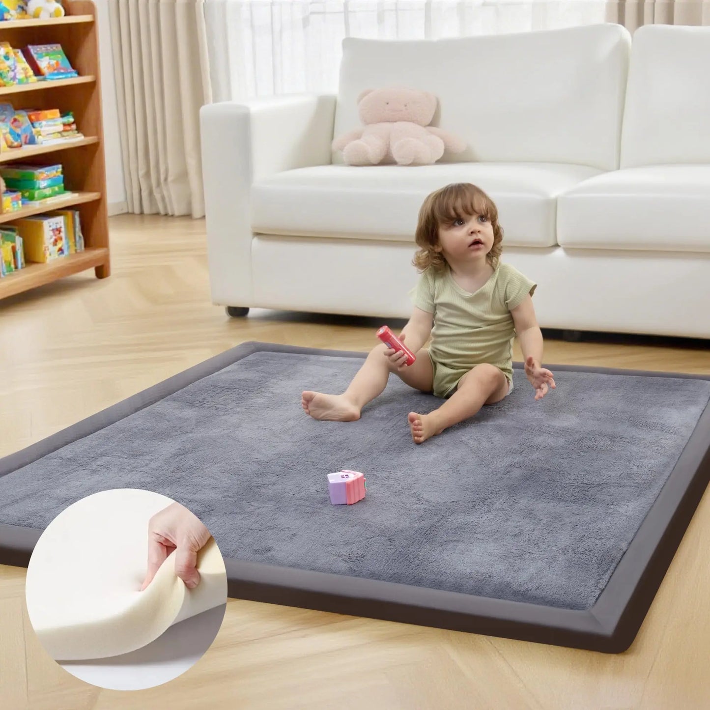 PaPaMat Baby Play Mat Tatami Style Non Slip Floor Rug