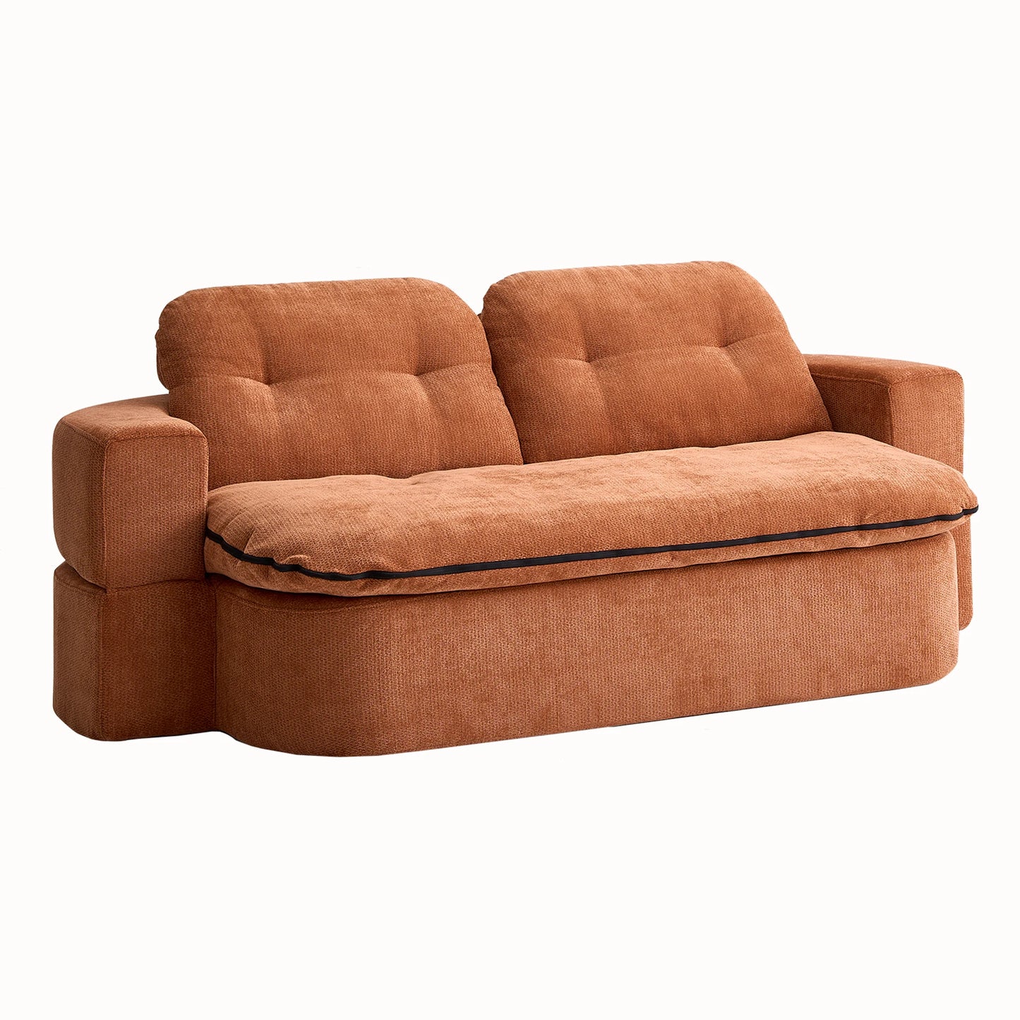 THOLASIS CN Convertible Sofa Bed Loveseat For Small Spaces