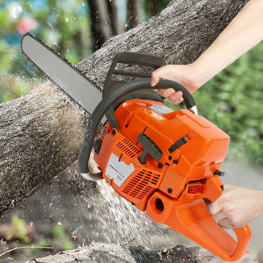 CNCEST Gas Chainsaw 2 Stroke Power Cutter For Wood Cutting