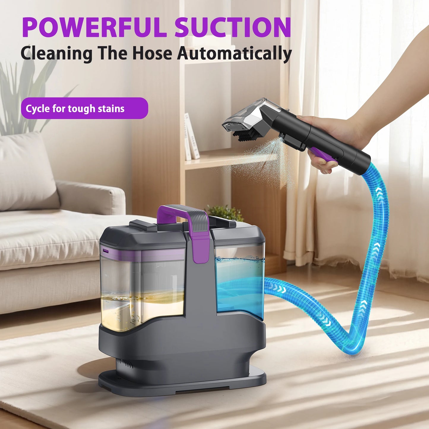 YISORA Portable Carpet And Upholstery Cleaner Corded Spot Cleaner