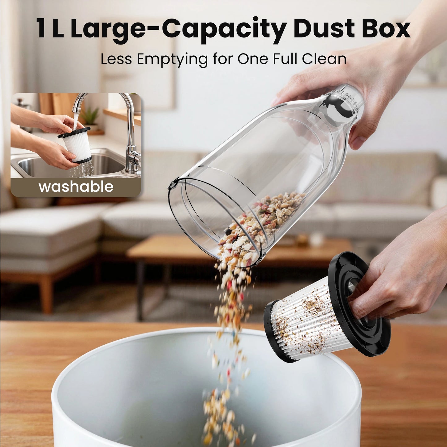 INSE Corded Vacuum Cleaner R7 R6X R3S 600W 3 In 1 Lightweight For Home