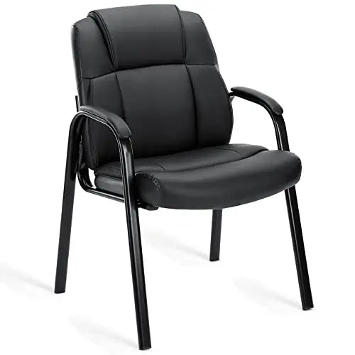 JHK Leather Waiting Room Cushioned Arm Office Guest Chair