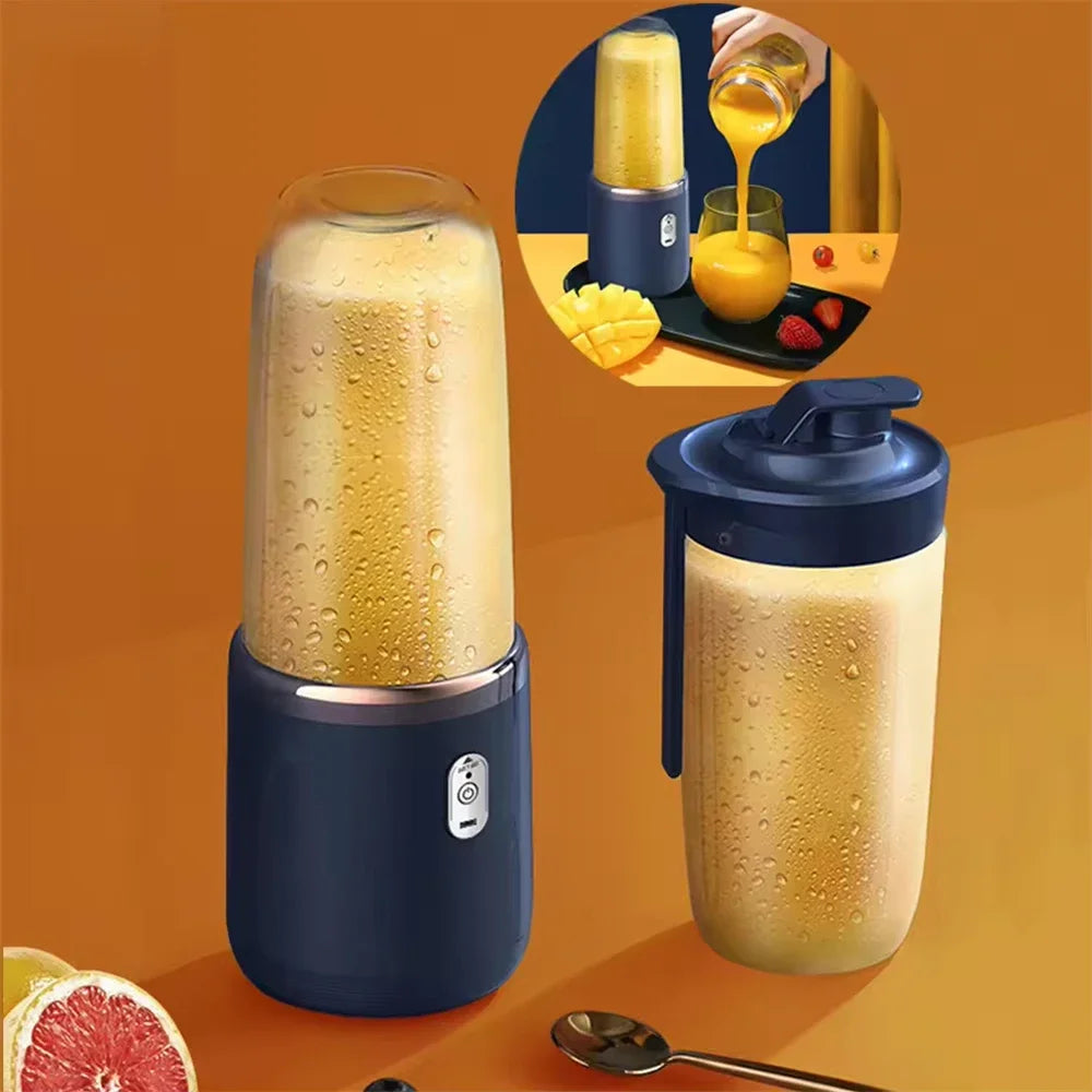 ATMDOG Portable Blender Bottle 6 Blade Electric Blender Smoothie Maker