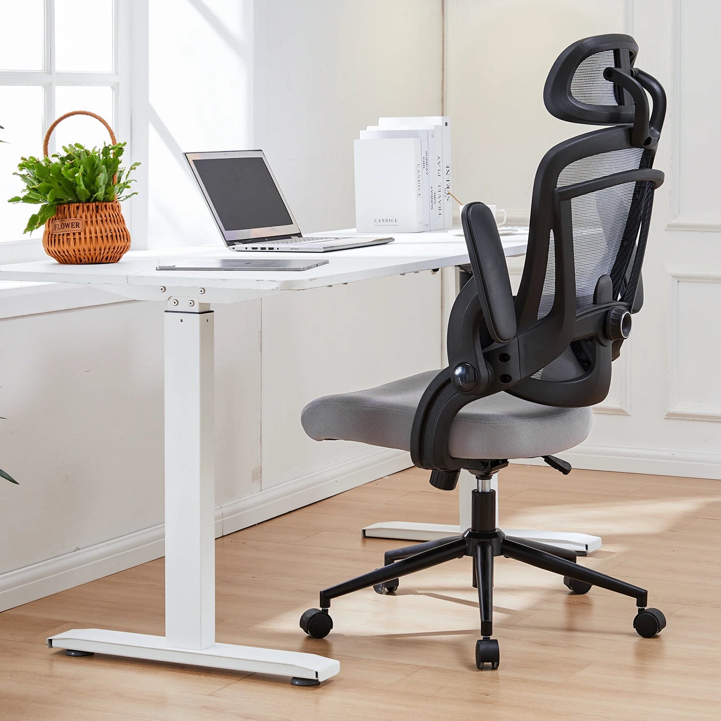 JHK Ergonomic Mesh Lumbar Support Office Chair With Adjustable Tilt