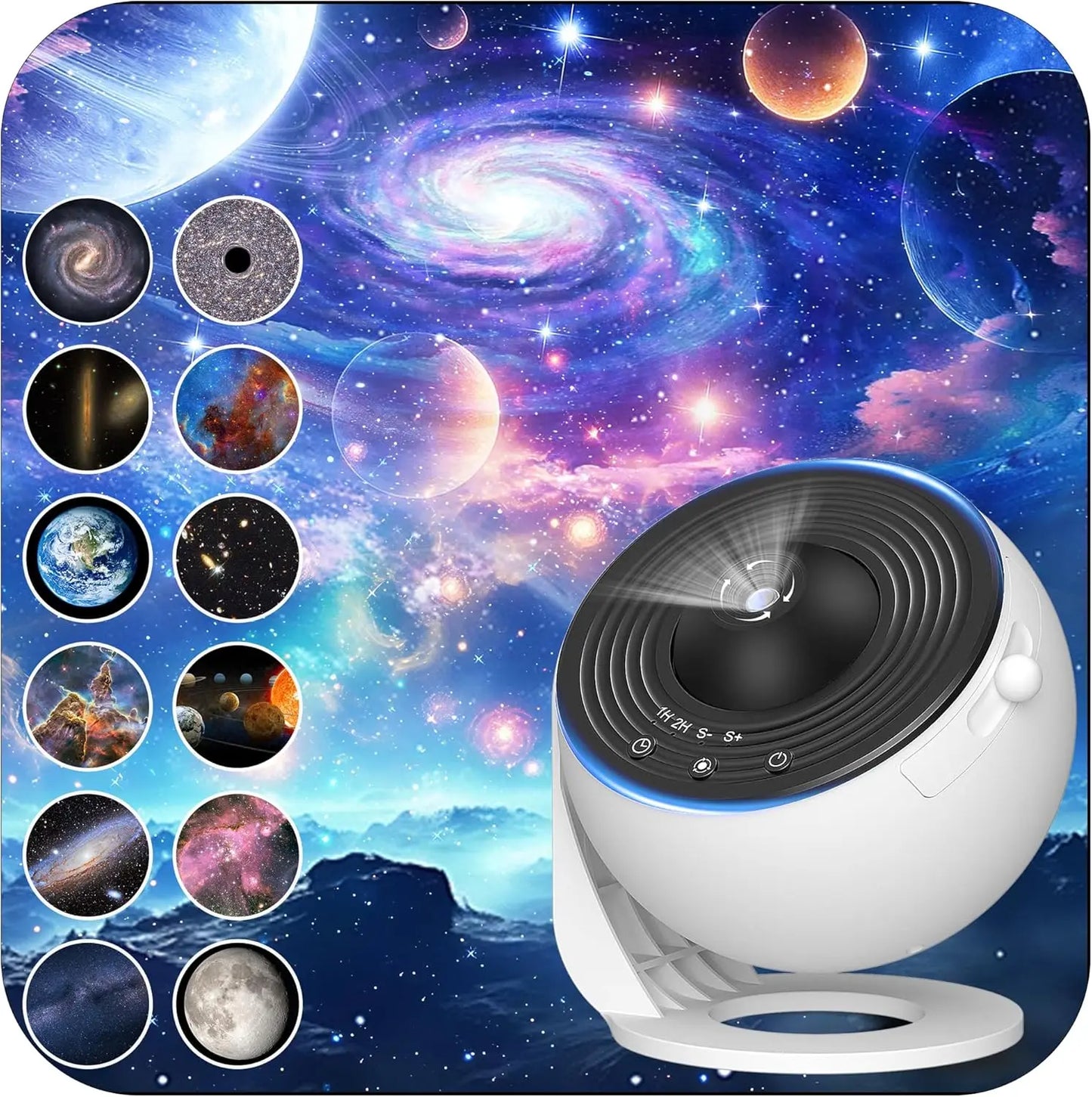 Aiopp Galaxy Projector Bedroom Star Projector With 13 Discs