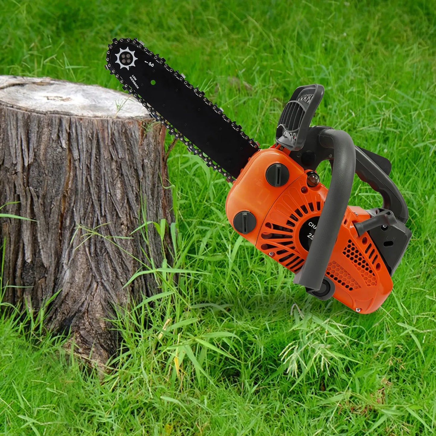 Gas Chainsaw 25.4cc Top Handle Portable Handheld Wood Cutting