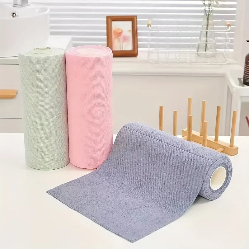 Reusable Microfiber Cleaning Wipes 20 Pack High Absorbency Kitchen Towels