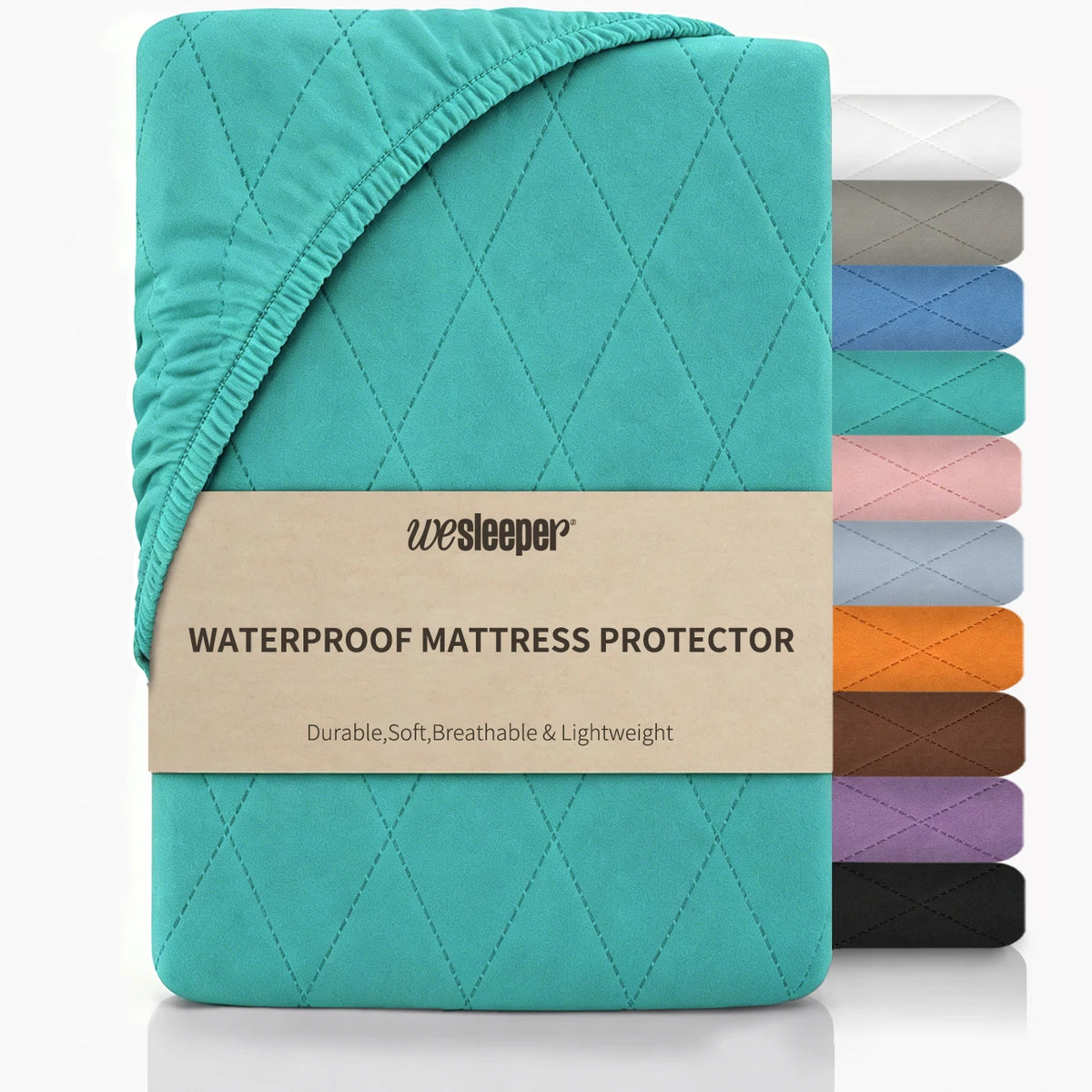 Waterproof Breathable Fitted Mattress Protector Bed Sheet Cover