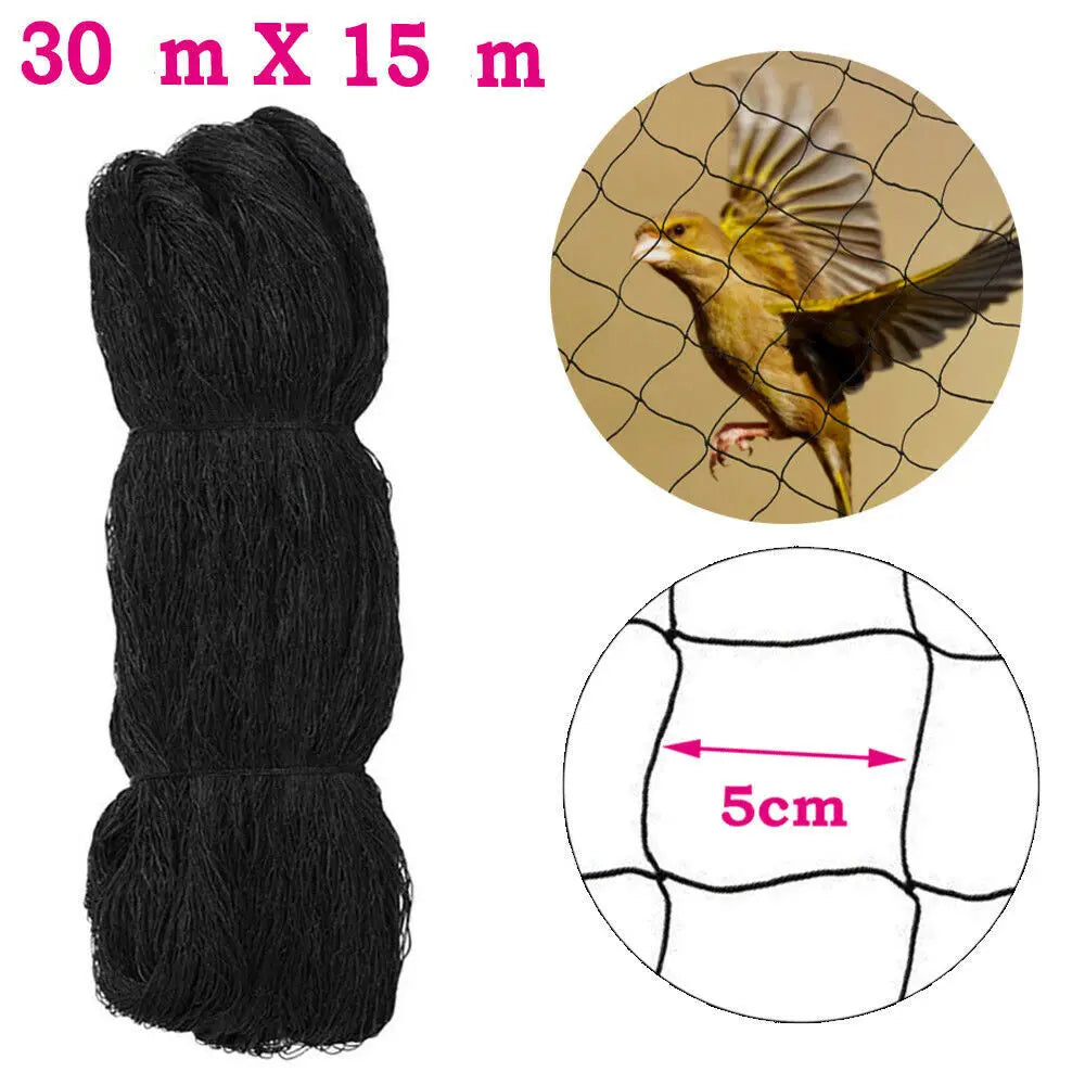 Bird Netting Heavy Duty Nylon Garden Mesh Protect Fruit Trees