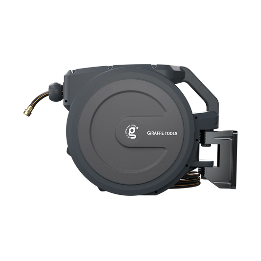Giraffe Tools AW30 Wall Mounted Hose Reel Retractable Rewind Lock