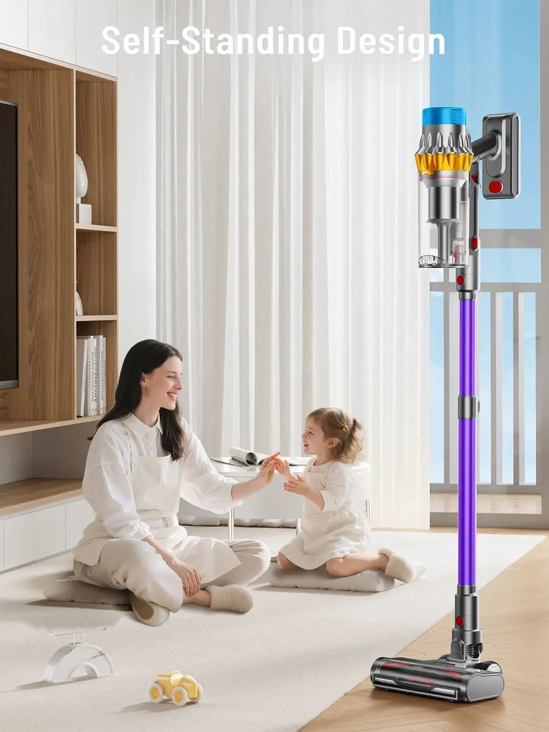 VAKERR X15 Pro 650W Cordless Vacuum Cleaner 65KPa Suction For Pet Hair