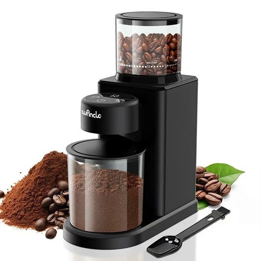 KIRAINAFLY Conical Burr Coffee Grinder With 25 Grind Settings Espresso