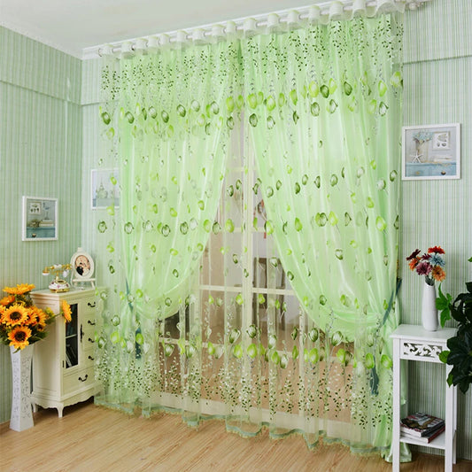 Beeinch Modern Tulip Window Curtain for Living Room Home Decor
