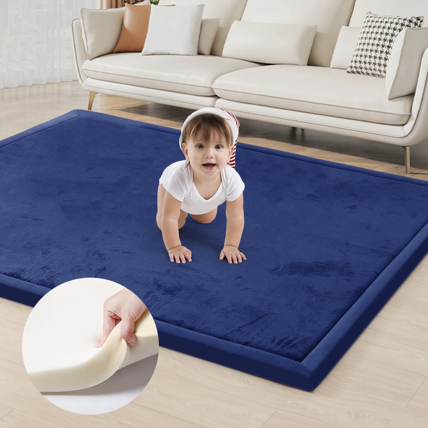 PaPaMat Baby Play Mat Tatami Style Non Slip Floor Rug