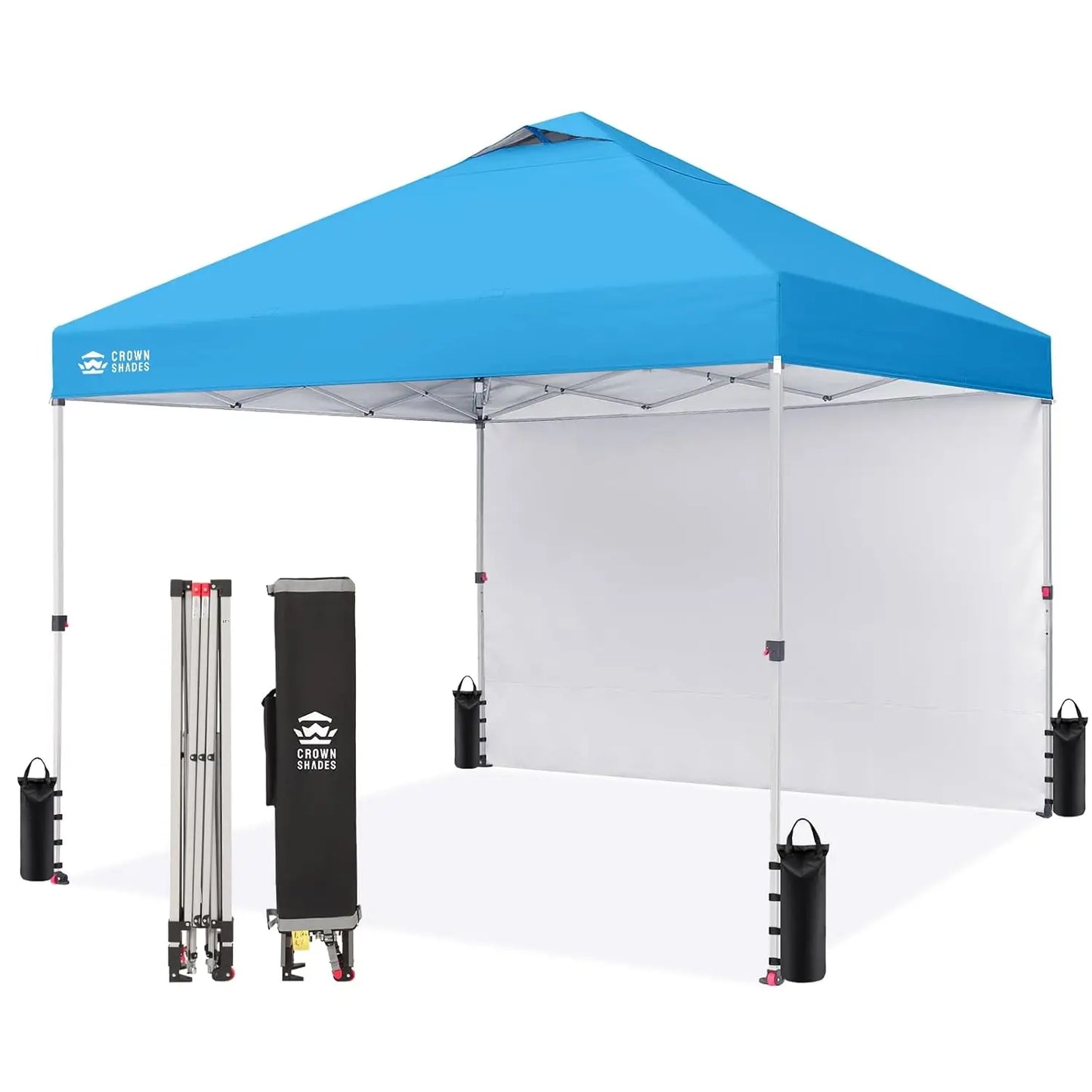 Pop Up Canopy With Side Wall Easy Setup Outdoor Events
