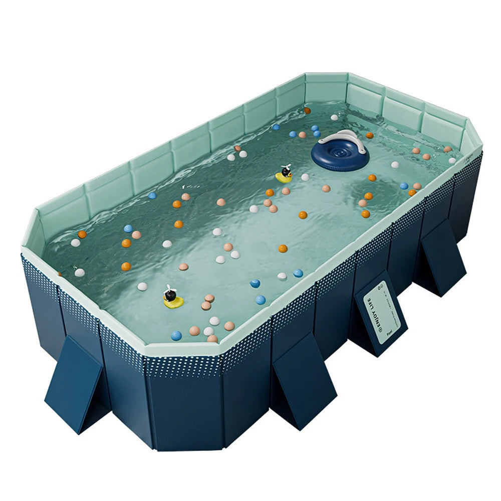 Foldable Outdoor Large Pool Garden Family Non Inflatable Pool