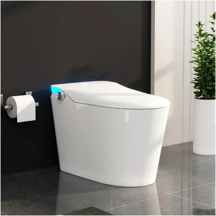 Smart Toilet With Bidet, Auto Open Close And Auto Flush