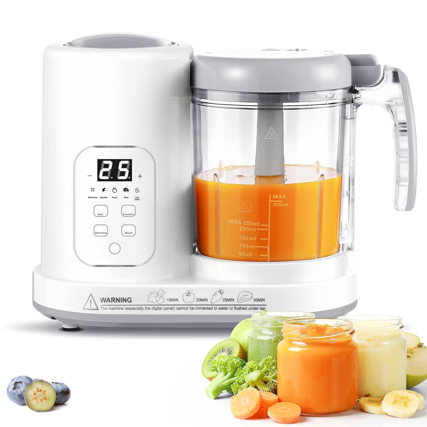 Baby Food Maker Steamer Blender 4 In 1 Auto Steam Blend Puree BPA Free