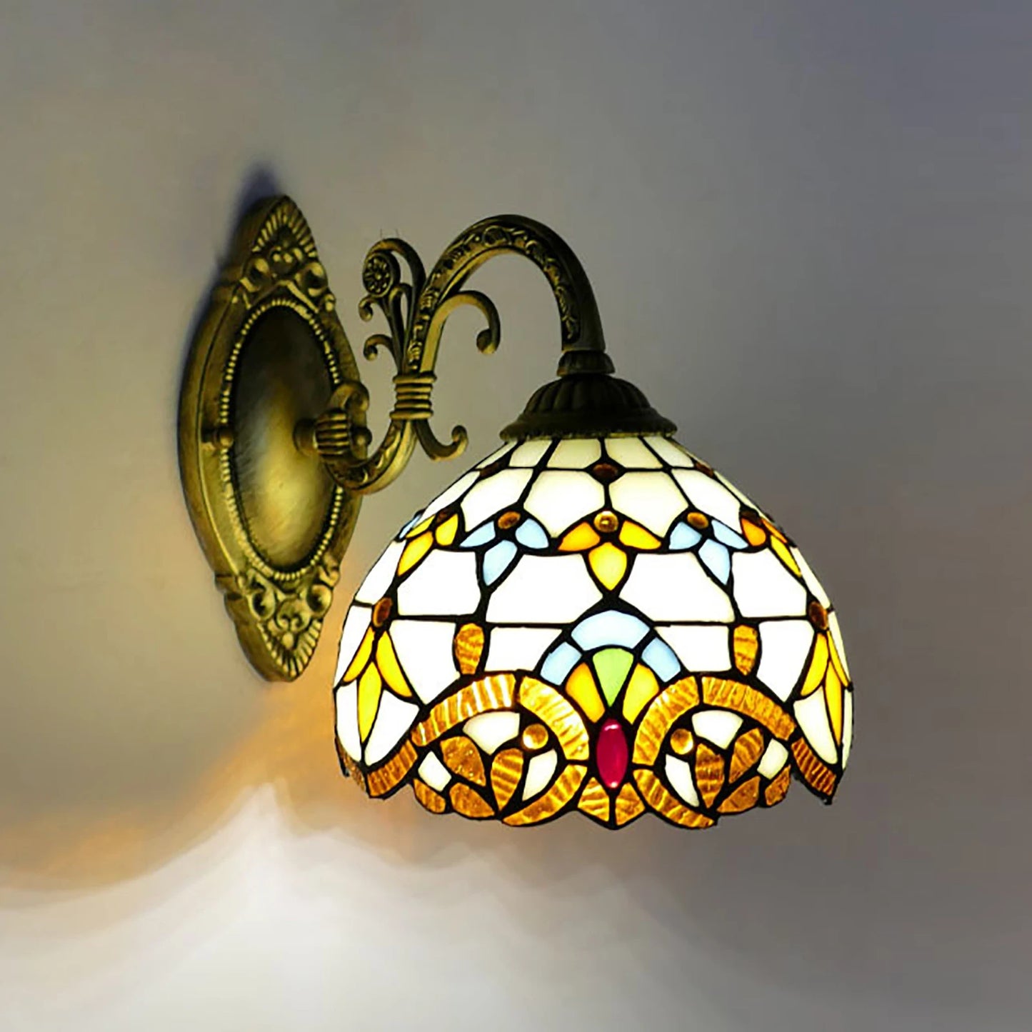 Vintage Dome Indoor Wall Lamp Handmade For Living Room Staircase