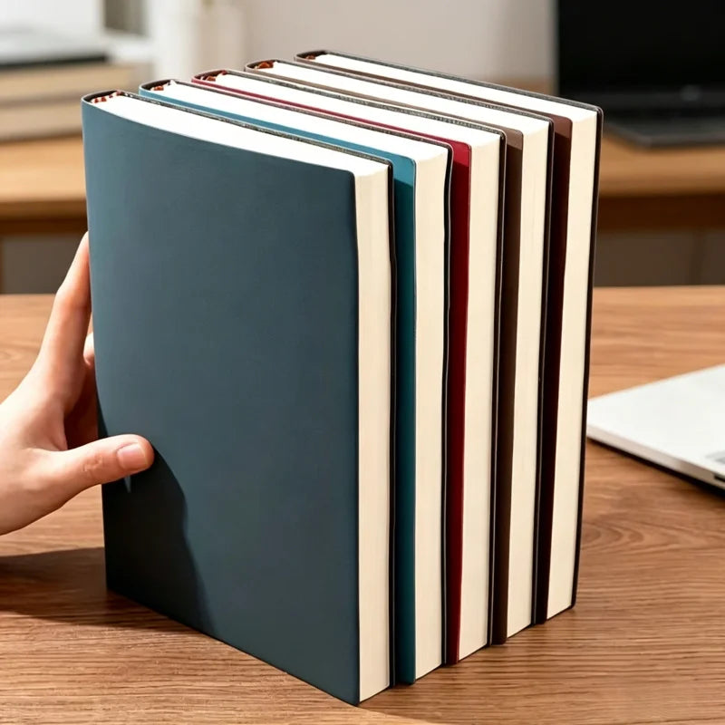 Waterproof PU Leather Softcover Notebook Journal Diary Planner For Students