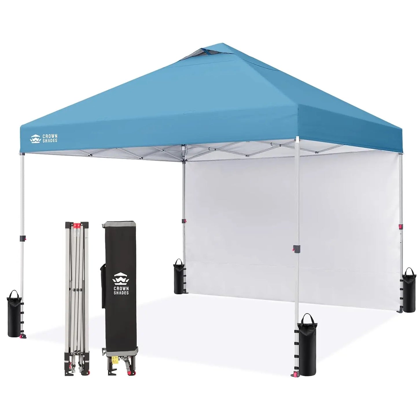 Pop Up Canopy With Side Wall Easy Setup Outdoor Events