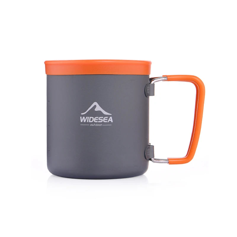 Widesea Outdoor Camping Cookware Set With Pot And Kettle