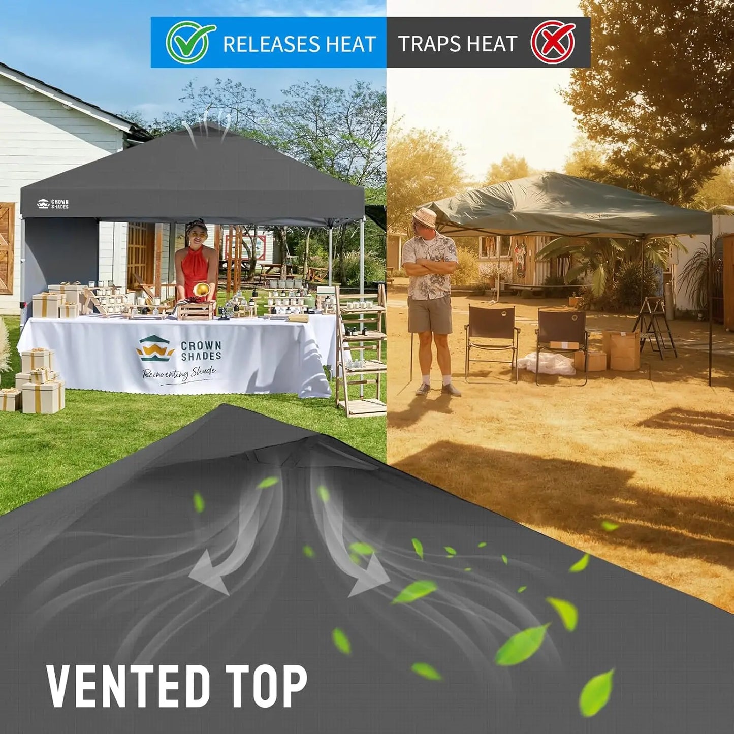 Pop Up Canopy With Side Wall Easy Setup Outdoor Events