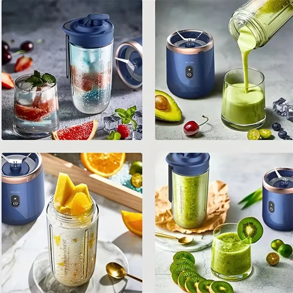 ATMDOG Portable Blender Bottle 6 Blade Electric Blender Smoothie Maker