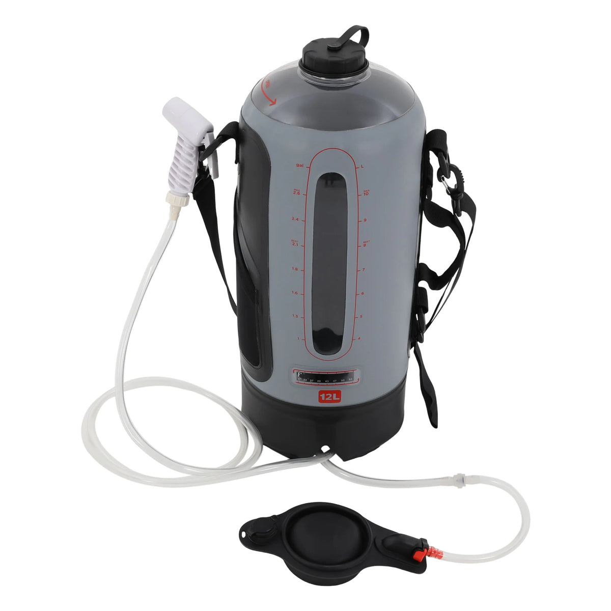 Portable Solar Camping Shower Bag With Hand Pump And Hose