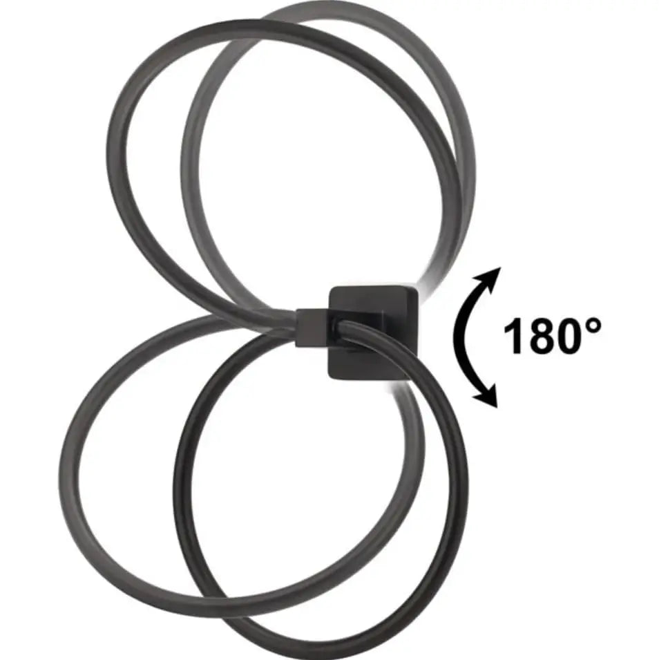 Stainless Steel Wall Mounted Round Towel Ring Bathroom