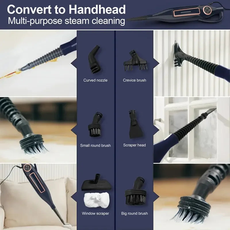 Devoac VM6 Scrubbing Steam Mop With Rotating Pad 1300W
